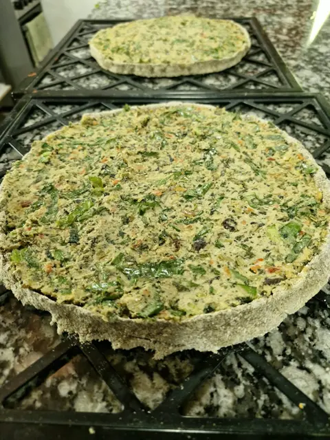 Tarta de verduras entera